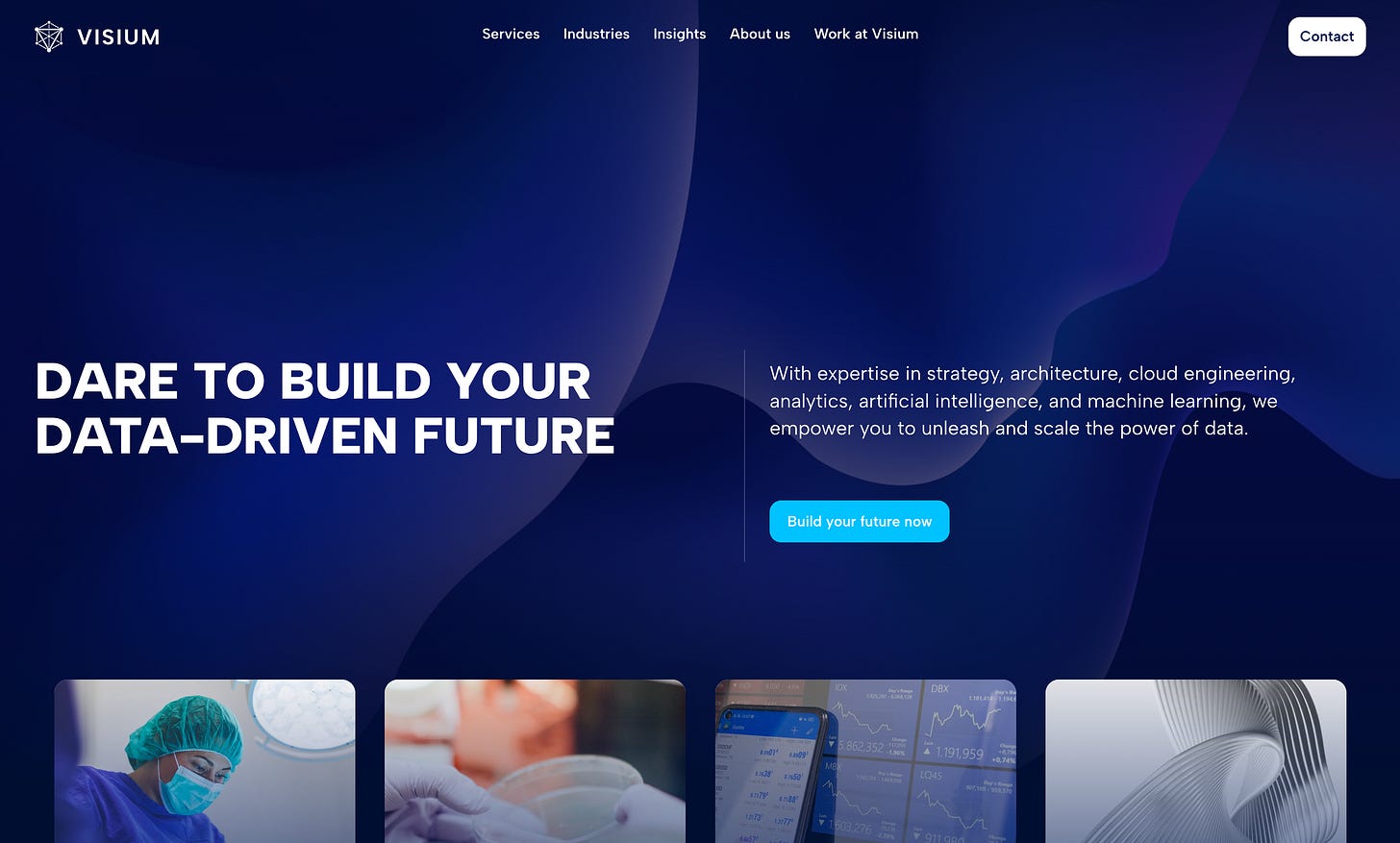 Blue analogous color scheme from Visium Blue analogous color scheme from Visium