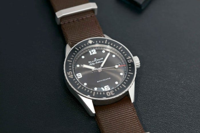Blancpain Fifty Fathoms Bathyscaphe 38mm Blancpain Fifty Fathoms Bathyscaphe 38mm