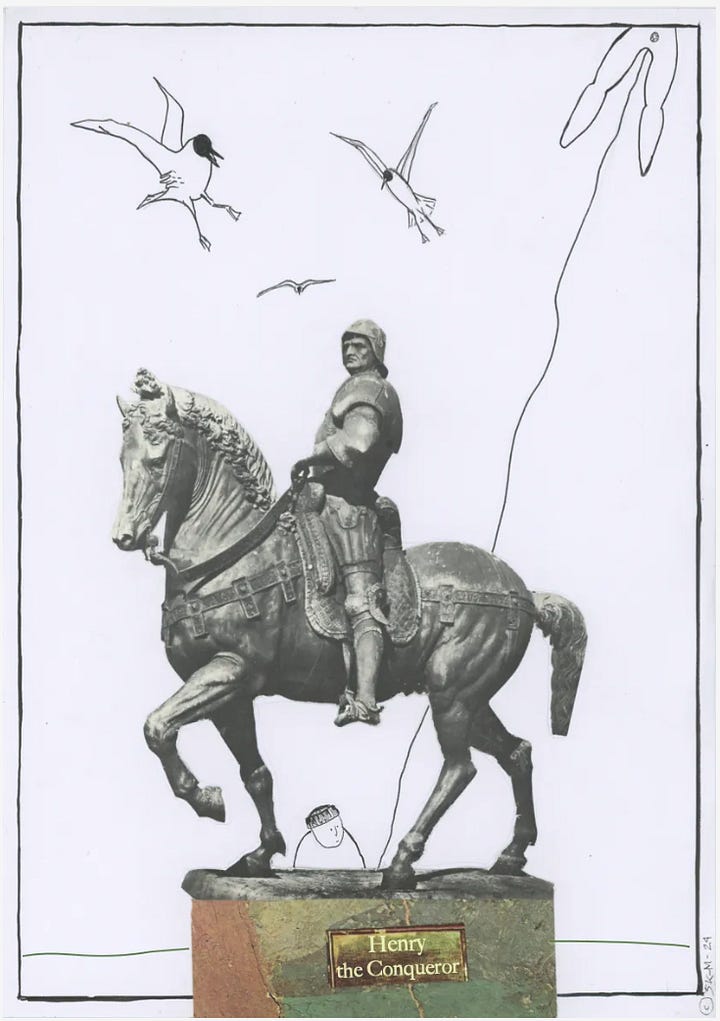 Sofie Kragh-Müller. Uskyldens Kronologi. Roman, Jensen&Dalgaard, 2025. "Knud" og diverse tegninger