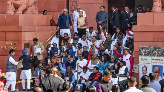 Ultimate failure', 'Anarchy': Oppn lashes out after 141 MPs suspended from  Parl | Latest News India - Hindustan Times