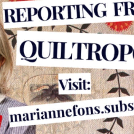 Reporting from Quiltropolis