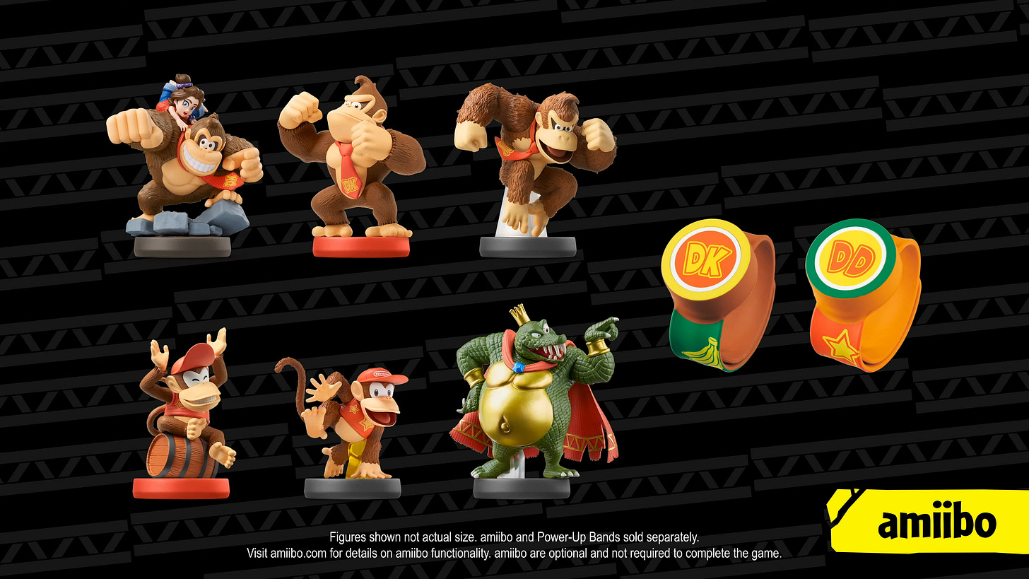 Donkey Kong Bananza amiibo compatibility