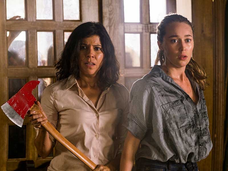 fear the walking dead fighing wedding walkers 2016 fear the walking dead fighing wedding walkers 2016