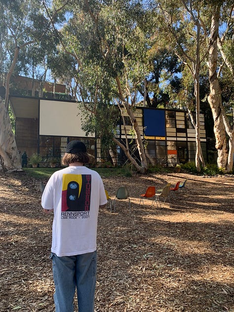 A few of Patrick's favorite homes around LA (Eames, Ennis, Hollyhock, Lautner, Schindler, Neutra)