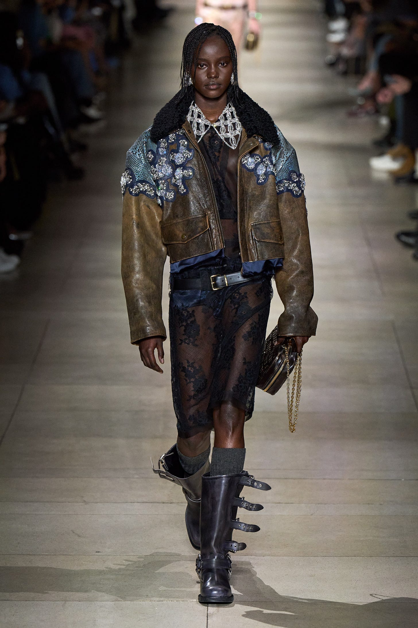 Image may contain Clothing Apparel Human Person Coat Footwear and Jacket