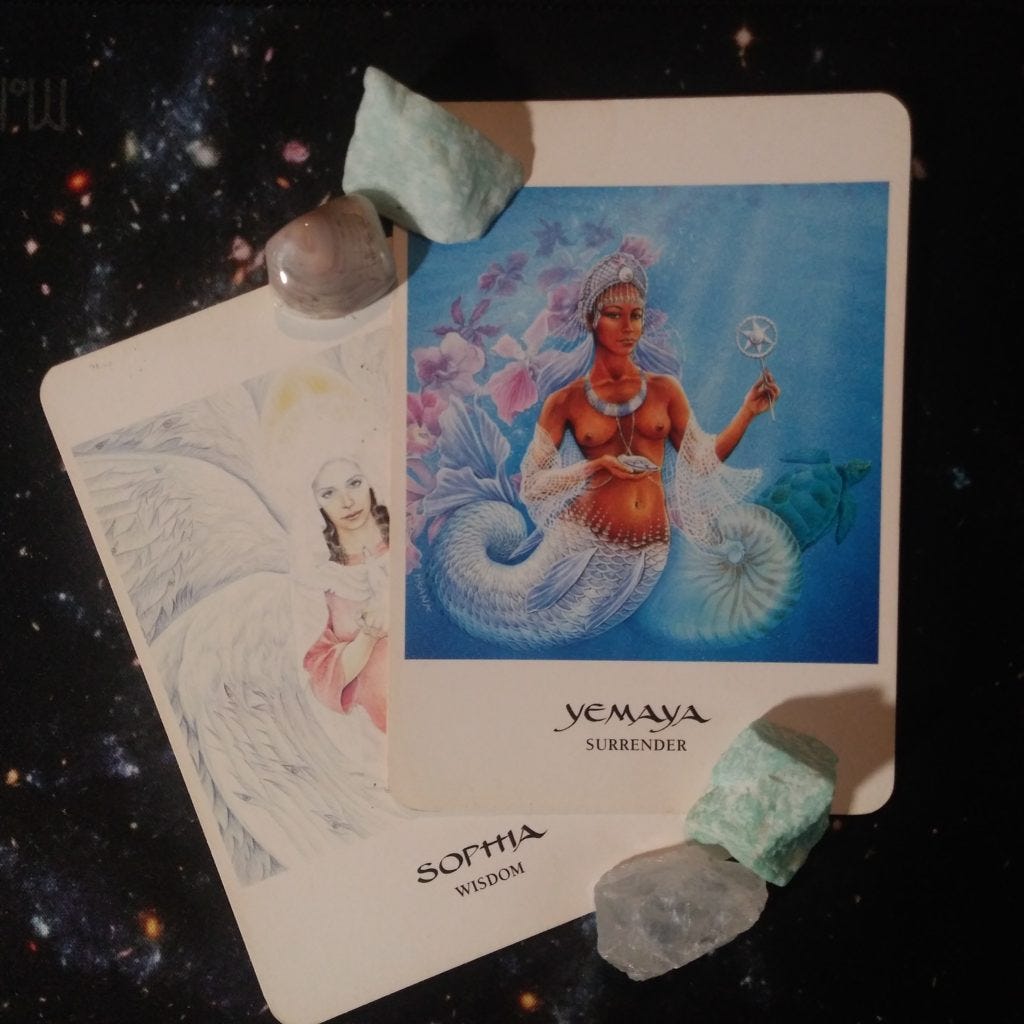 A Message from the Universe ~ Surrender to What Is, The Goddess Oracle A Message from the Universe ~ Surrender to What Is, The Goddess Oracle