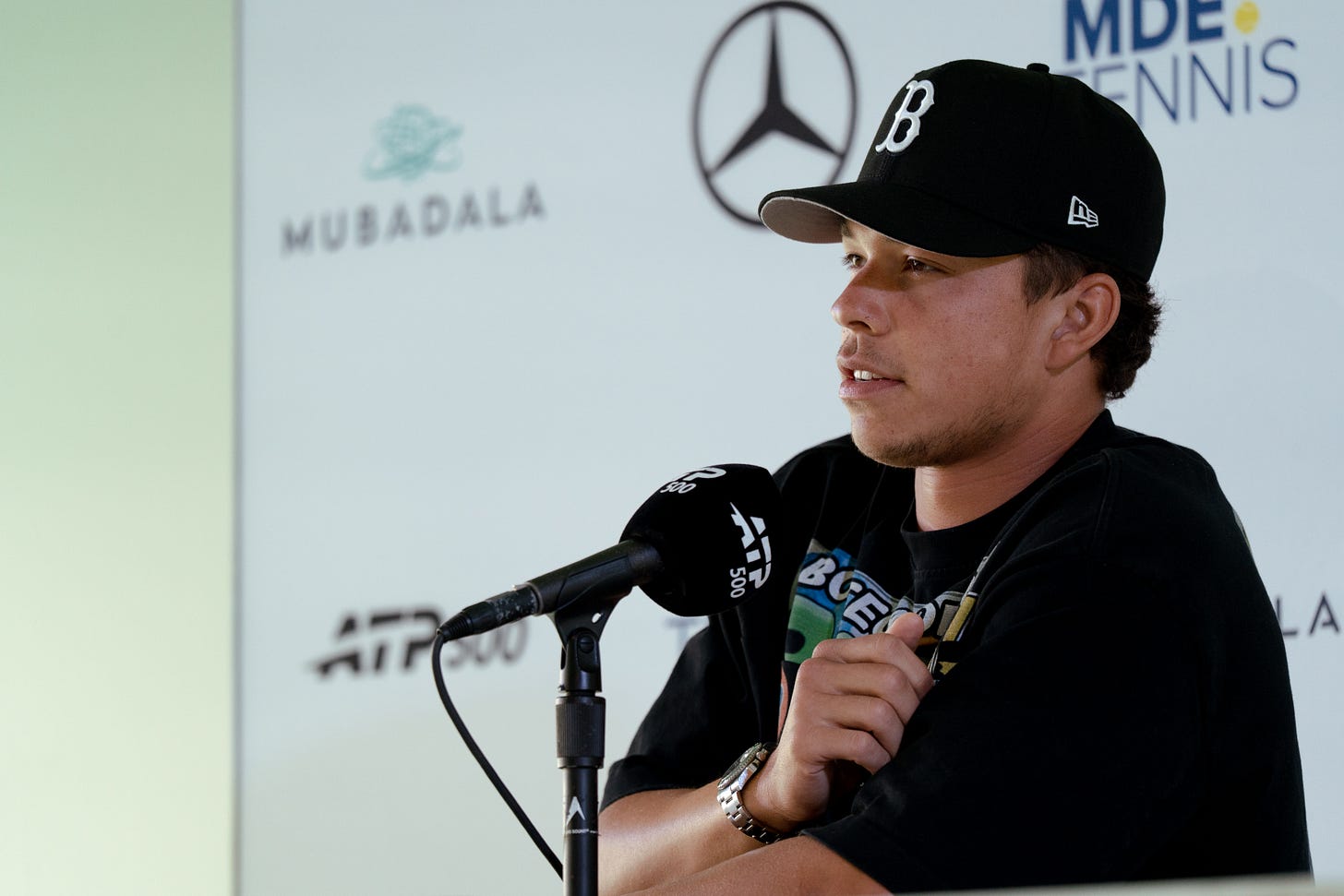 Ben Shelton at Mubadala DC Open Media Day