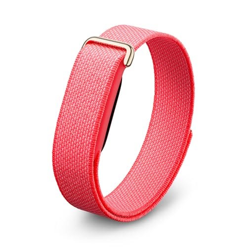 Google Fitbit Air - Activity tracker senza schermo con monitoraggio di fitness, battito cardiaco e sonno - Coaching personalizzato basato sull'AI - Fino a 7 giorni di autonomia - Rosso lampone