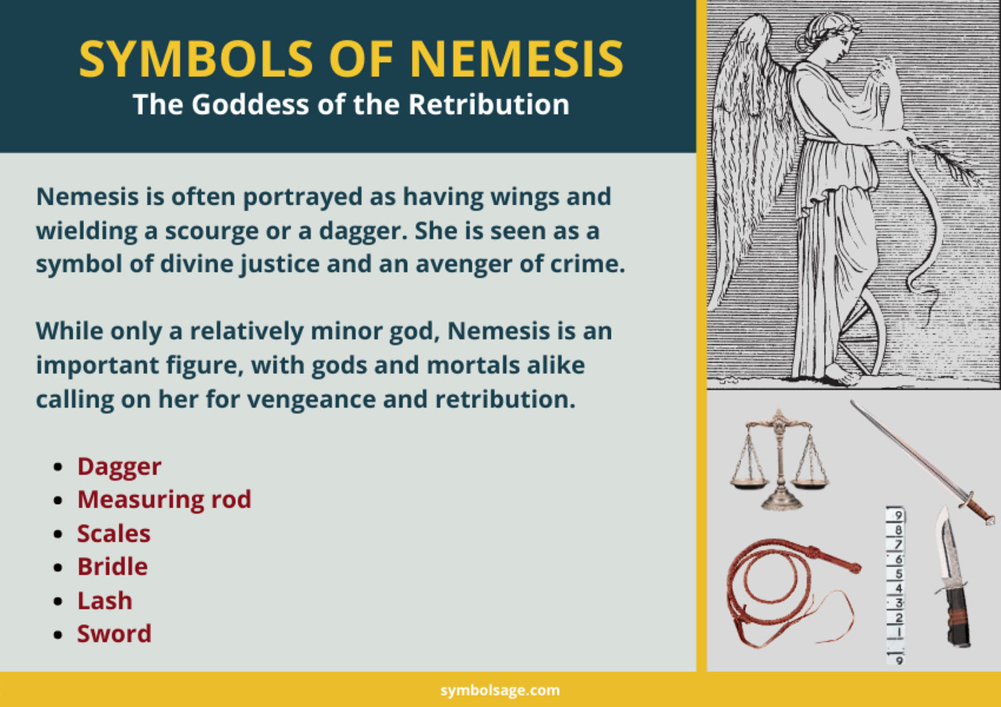 Revenge and Retribution- The Goddess Nemesis - Symbol Sage