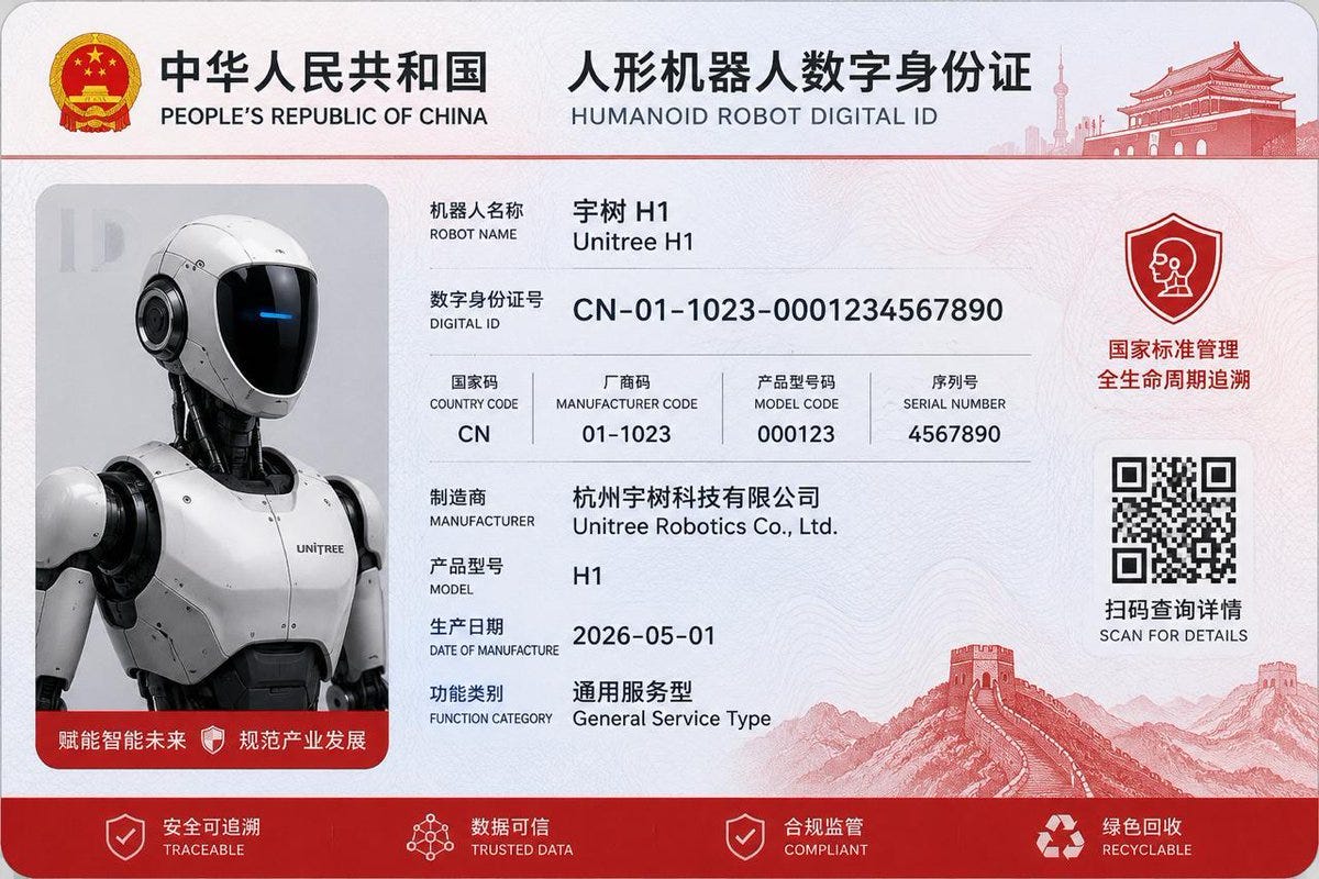China vergibt digitale IDs an humanoide Roboter China vergibt digitale IDs an humanoide Roboter