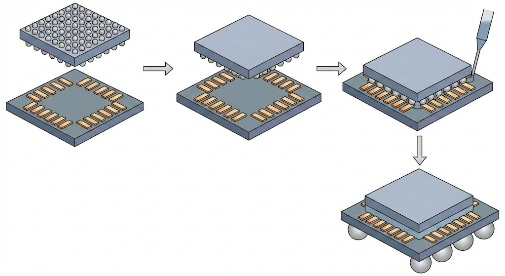 Flip Chip Example Short n Casual Intro to Packaging - Jason's Chips