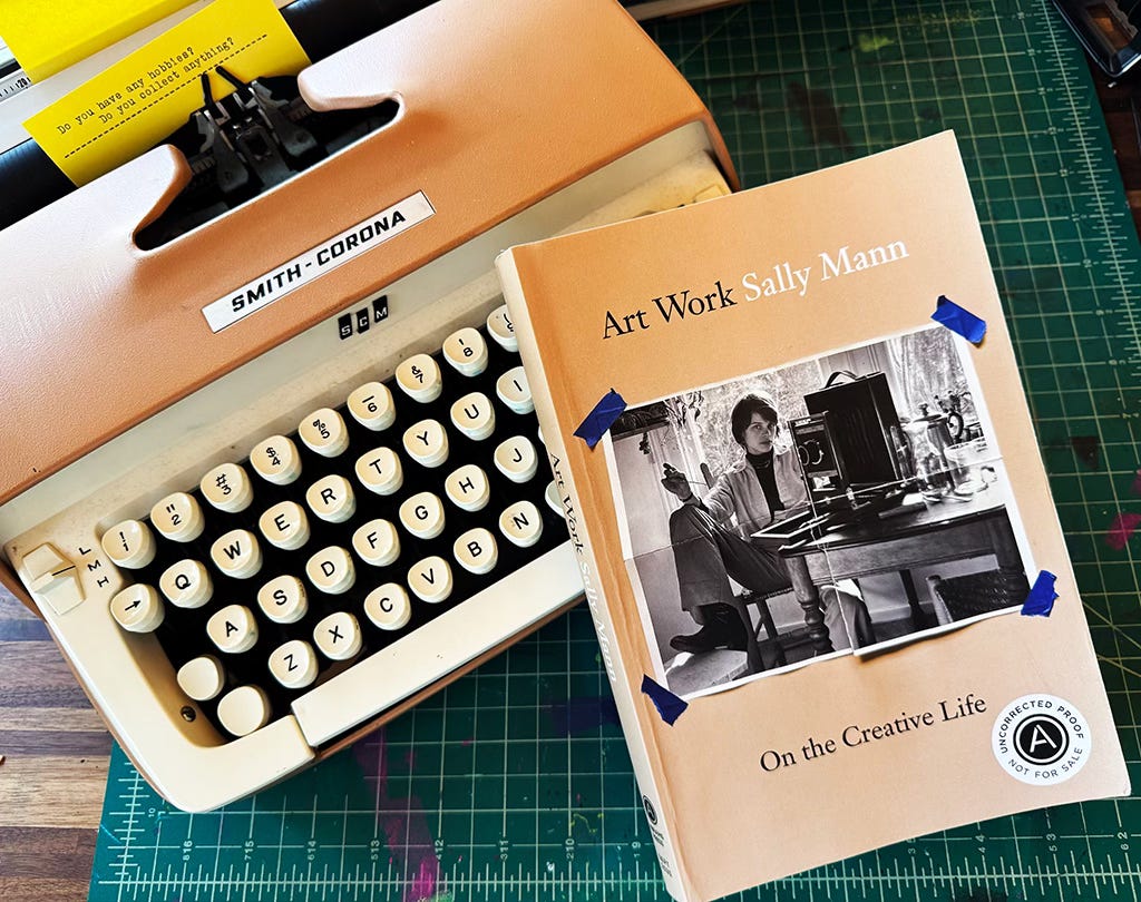 Typewriter interview with Sally Mann - Austin Kleon, image size:1024x810