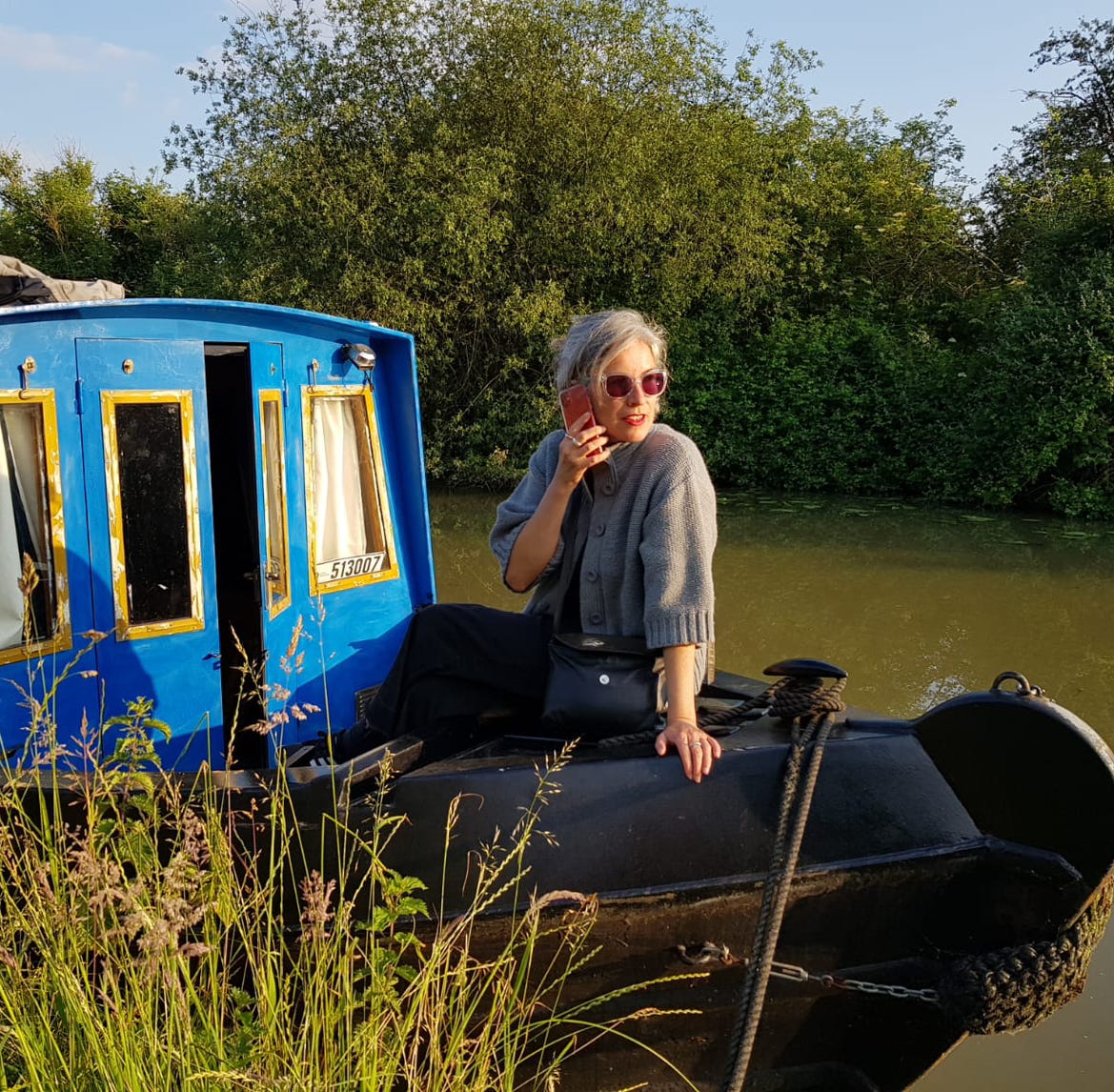 TASMIN ON A BOAT CALLED FOLK