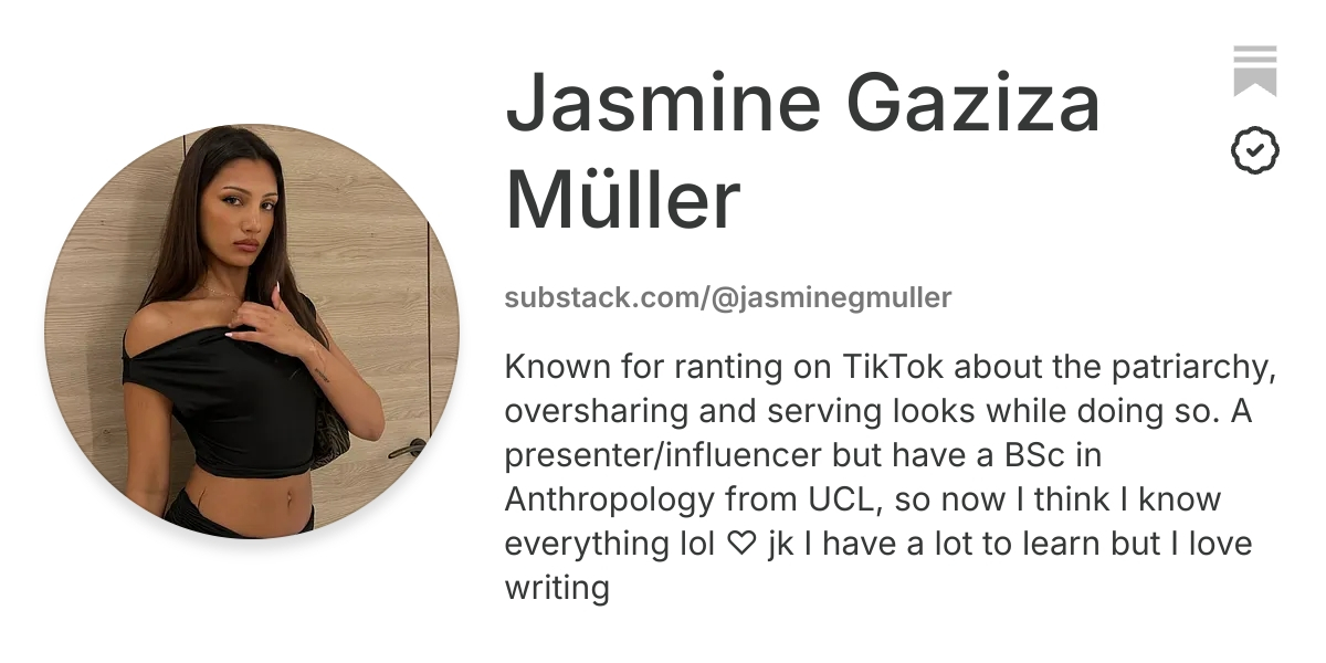 Jasmine Gaziza Müller | Substack