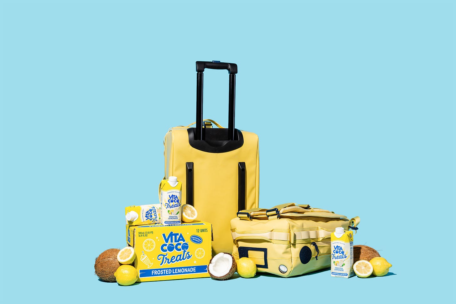 Vita Coco and Baboon to the Moon launch a travel capsule inspired by the Frosted Lemonade flavor Vita Coco and Baboon to the Moon launch a travel capsule inspired by the Frosted Lemonade flavor