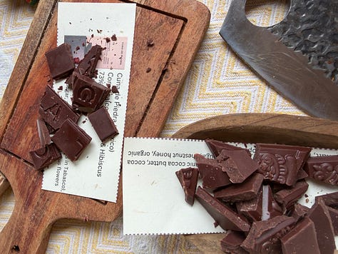 Pictures of chocolate and people