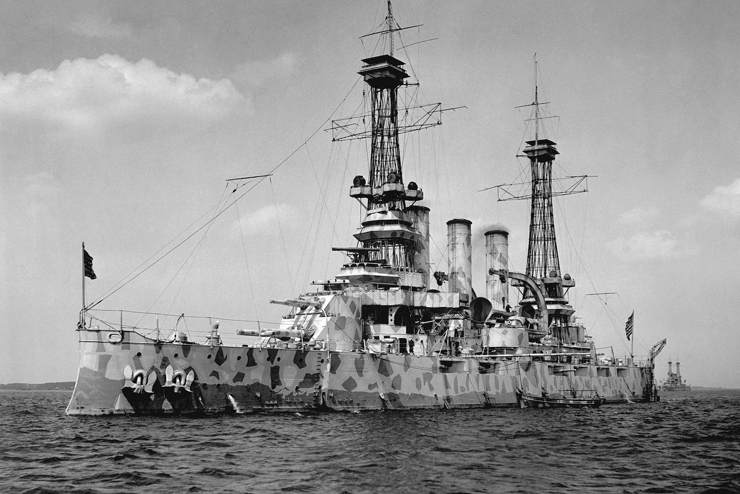 Battleship USS New Jersey (BB-16), circa 1918