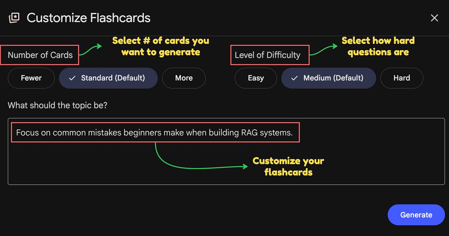 NotebookLM Flashcards