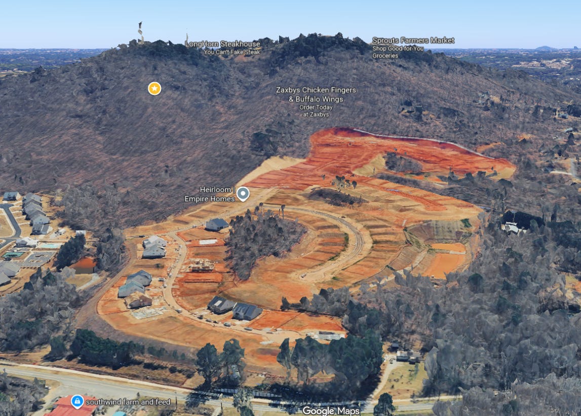 Feckless Board of Commissioners Allows Forsyth County's Most Historic Landmark to be Permanently Scarred by Developer