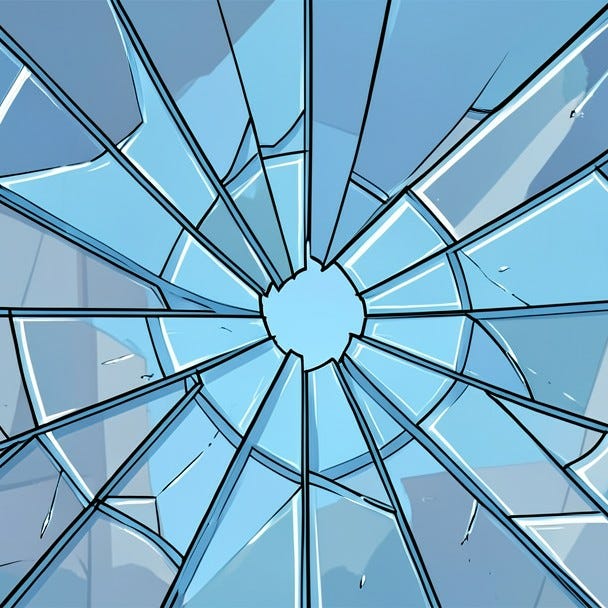 Breaking Glass: Christina's Substack logo
