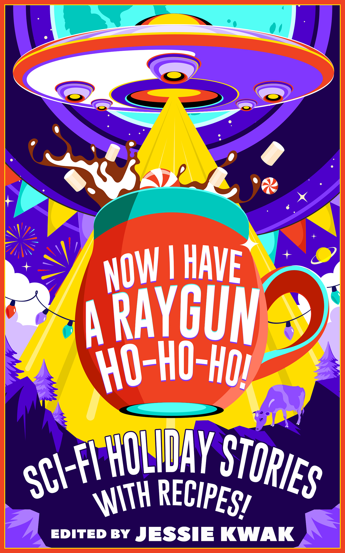 The fun, festive and colourful cover of Now I Have a Raygun Ho-Ho-Ho