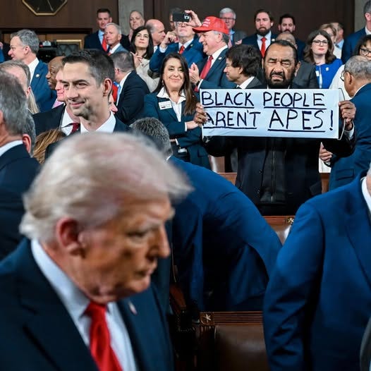 May be an image of the Oval Office and text that says 'BLACKPEOPLE PEOPLE BLACK ARENTAPES! ARENT APES!'