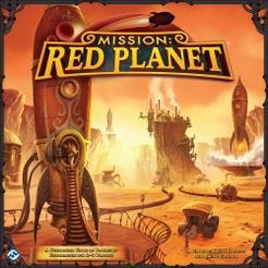 Board Game Covers: Planet Steam, Mission Red Planet, Leviathans, City of the Great Machine, Steampunk Rally