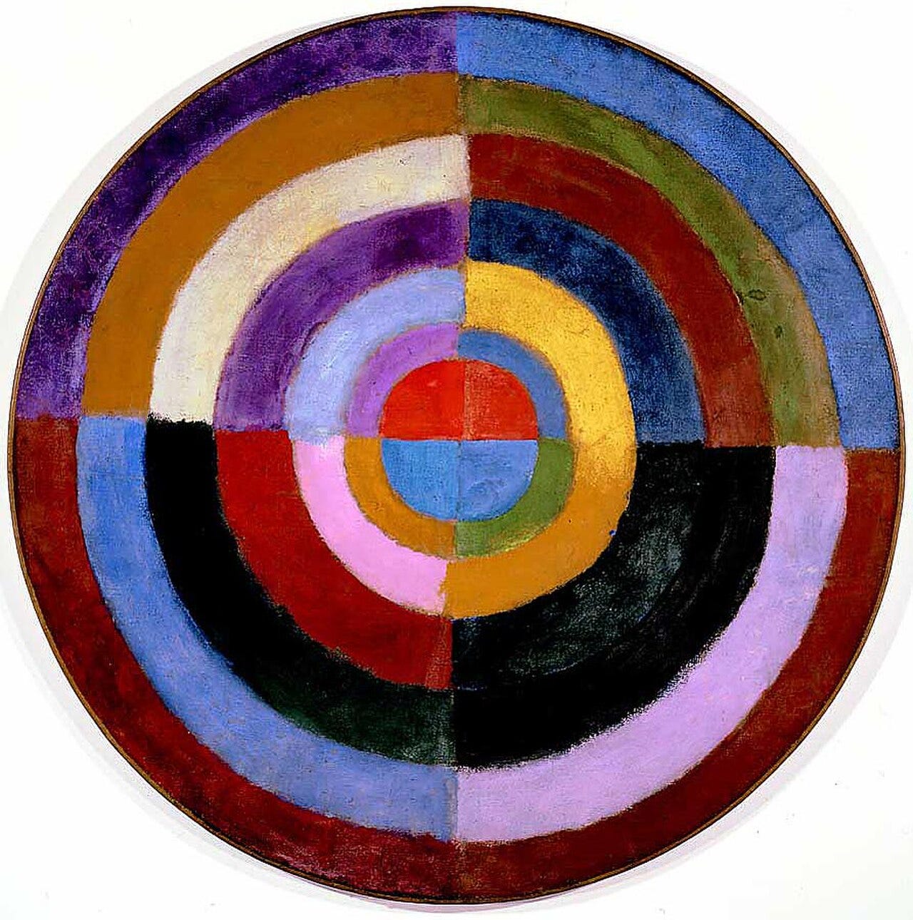 Premier Disque by Robert Delaunay, pure abstraction