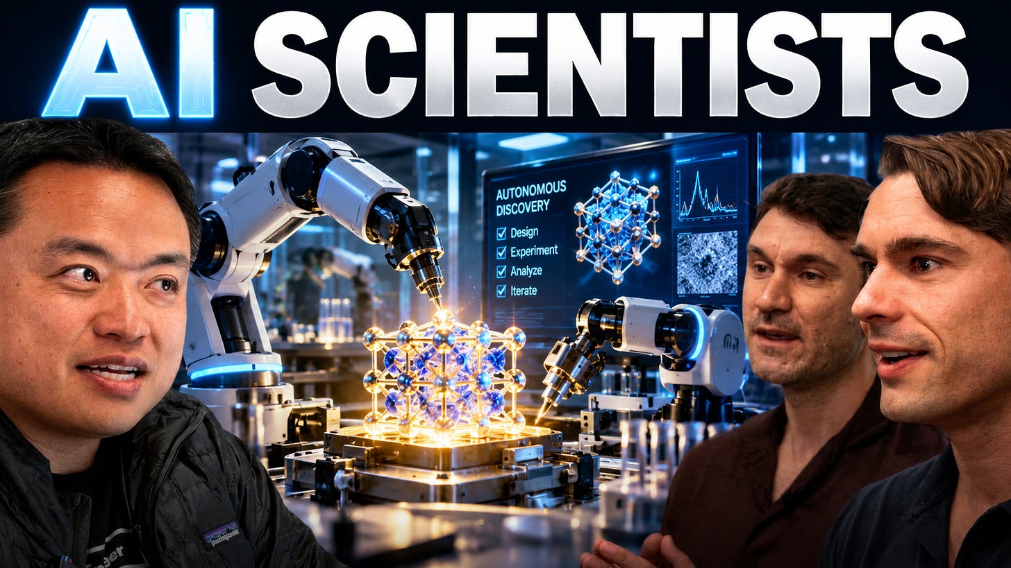 Latent.Space video thumbnail featuring the Periodic Labs founders