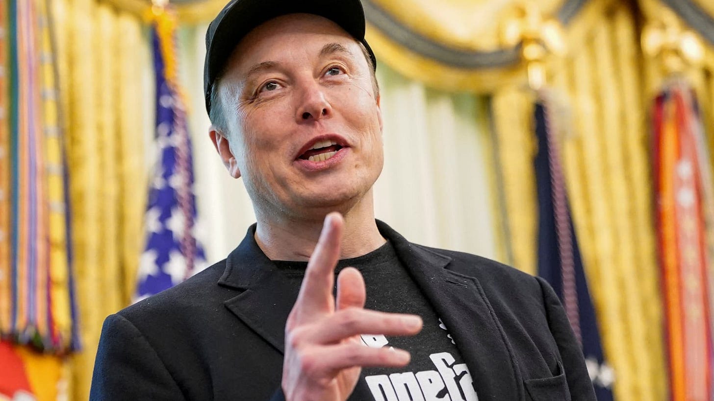 Elon Musk speaks during a press conference with U.S. President Donald Trump (not pictured), at the White House in Washington, D.C., U.S., May 30, 2025. REUTERS/Nathan Howard Elon Musk speaks during a press conference with U.S. President Donald Trump (not pictured), at the White House in Washington, D.C., U.S., May 30, 2025. REUTERS/Nathan Howard
