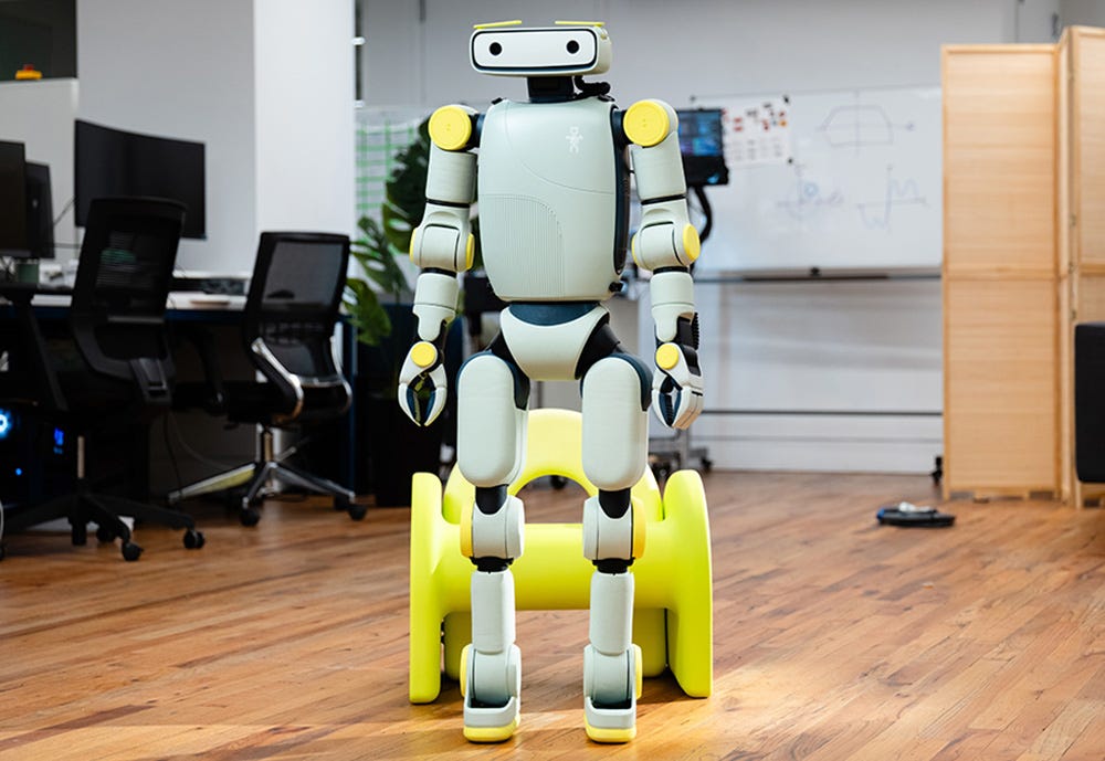 Fauna Robotics' Sprout humanoid robot is small, lightweight, and soft to touch, making it safer than the average humanoid robot. Fauna Robotics' Sprout humanoid robot is small, lightweight, and soft to touch, making it safer than the average humanoid robot.