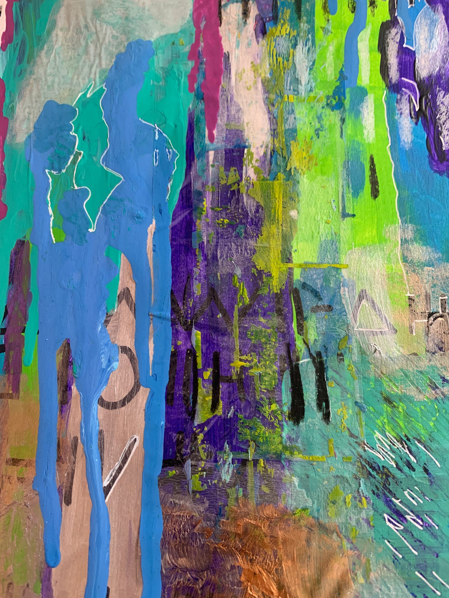 Messy mixed media thing I did Messy mixed media thing I did