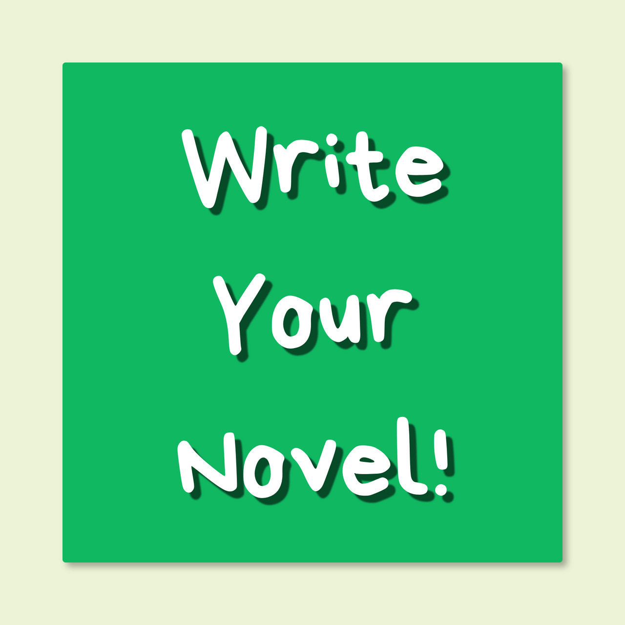 Write Your Novel!