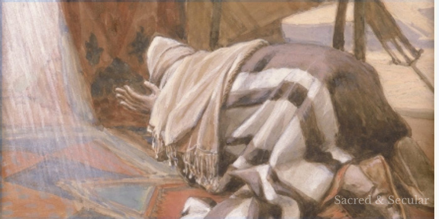 James Tissot’s painting of Abram seated inside a tent during an encounter with God, surrounded by the muted colours and textures of the ancient setting. The scene conveys stillness, attention and the intimacy of a deeply personal moment of faith. James Tissot’s painting of Abram seated inside a tent during an encounter with God, surrounded by the muted colours and textures of the ancient setting. The scene conveys stillness, attention and the intimacy of a deeply personal moment of faith.