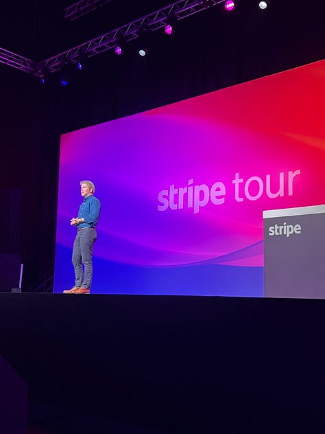 photos from the London Stripe Tour at the Excel Centre on 28th May 2025