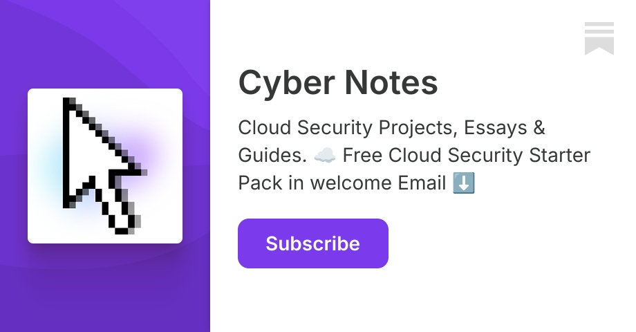 Cyber Notes | W J Pearce | Substack