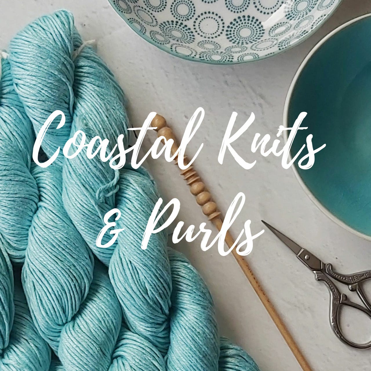 Coastal Knits & Purls  logo