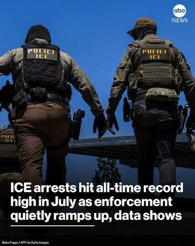ICE arrested 51,000 individuals in July, according to sources familiar with the data, the largest in a single month in DHS history. ICE has quietly been increasing their operations around the country,