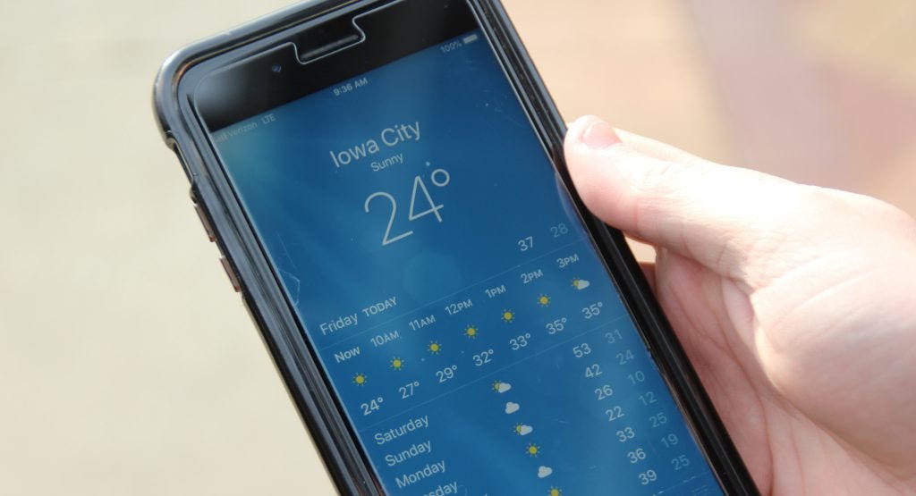 iowa city weather