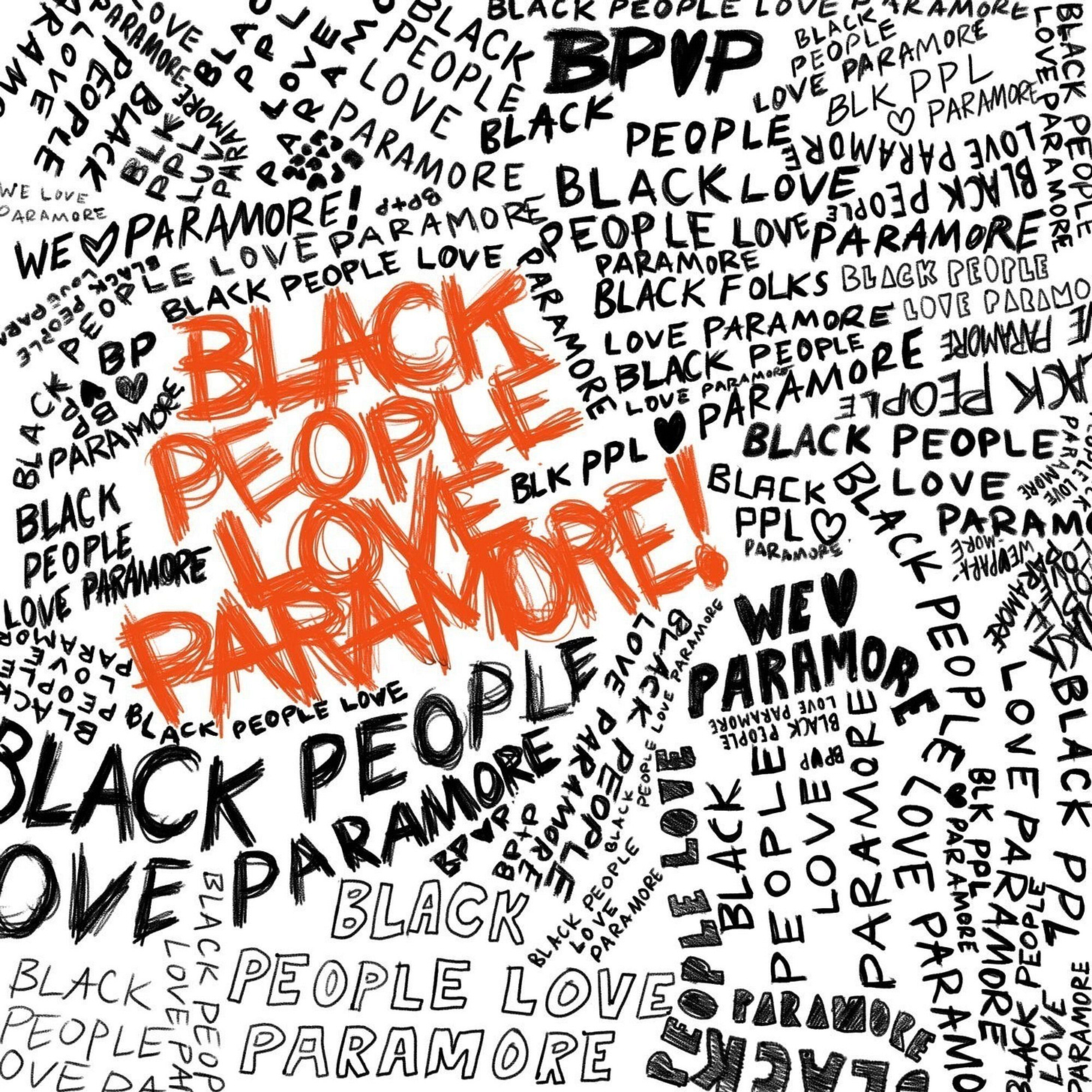 Cover art for Black People Love Paramore