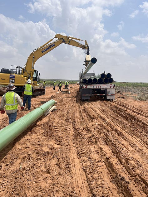 pipeline construction