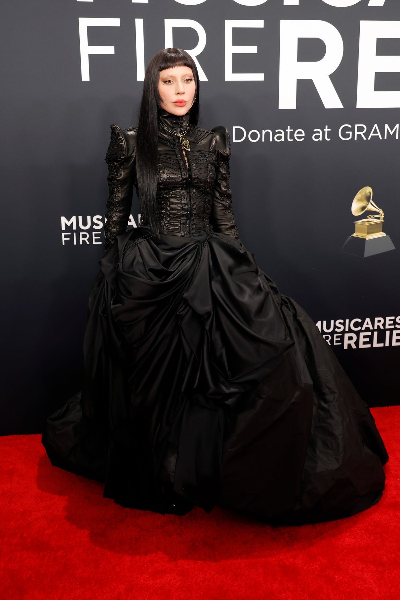 Lady Gaga attends the 67th Grammy Awards.