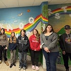 New School Mural Combines Art and French Learning at Saint-Dominique-Savio