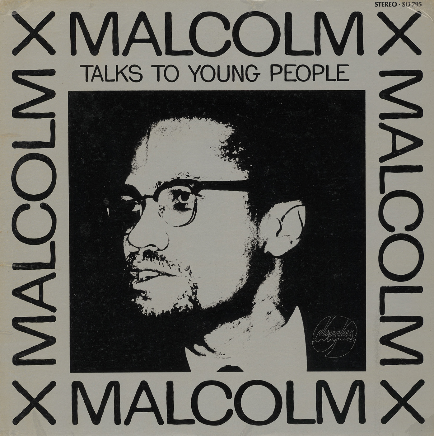 Malcolm X Talks To Young People, (Vinyl/LP), SD 795, Douglas, 1968
