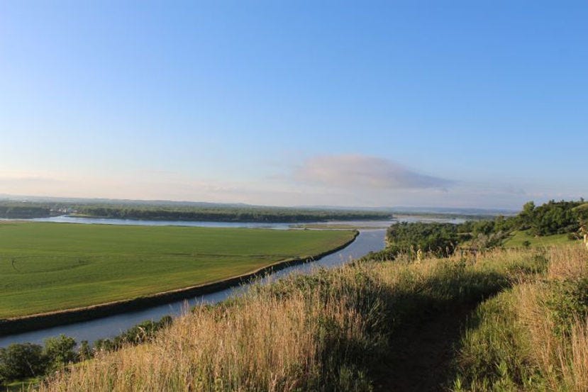 Bottomlands at Missouri-Heart River Confluence