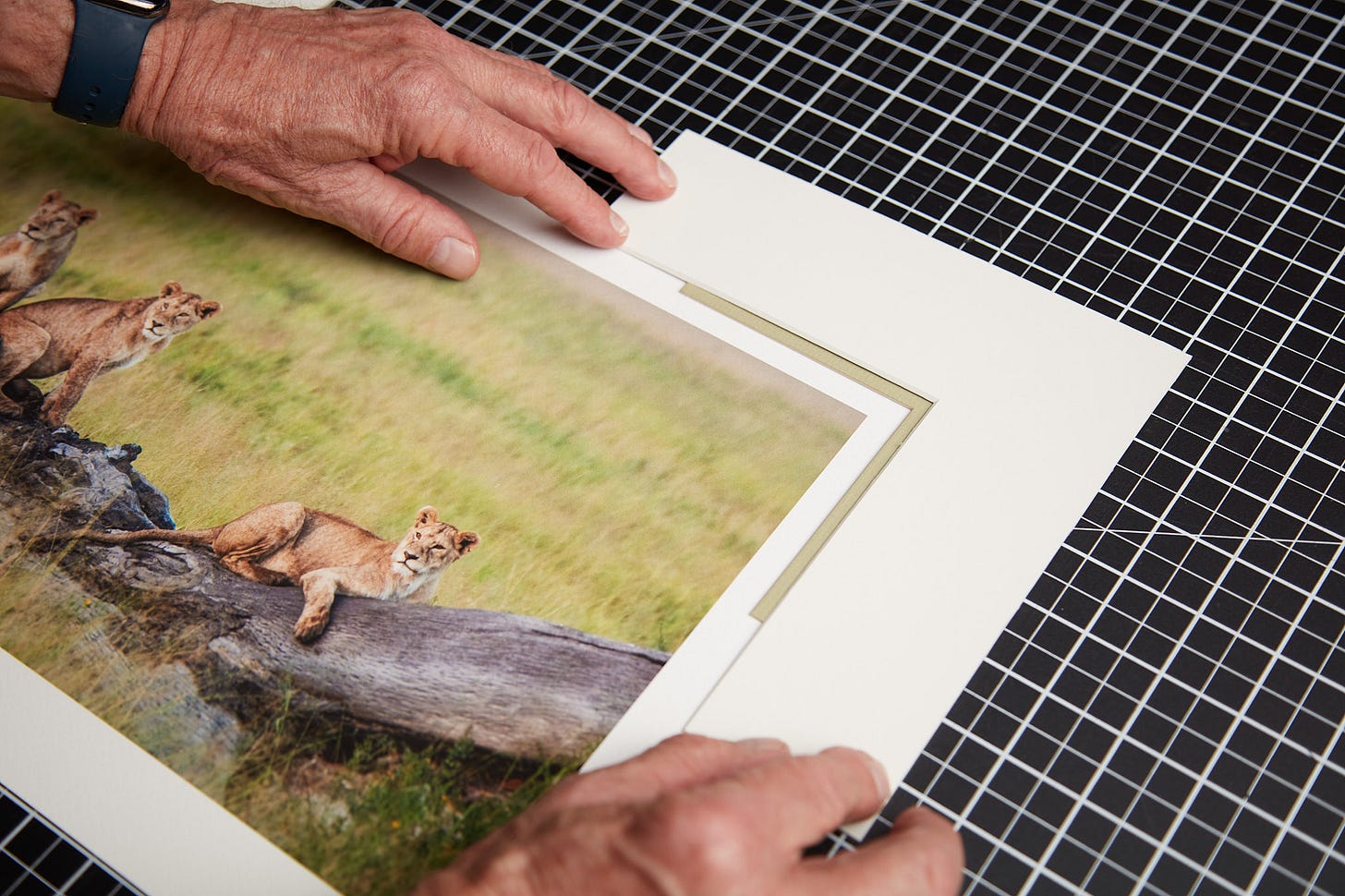 Using matte corners Using matte corners