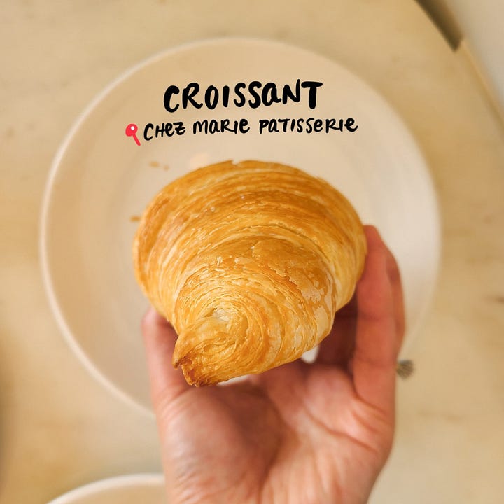 Chez Marie Patisserie butter croissant