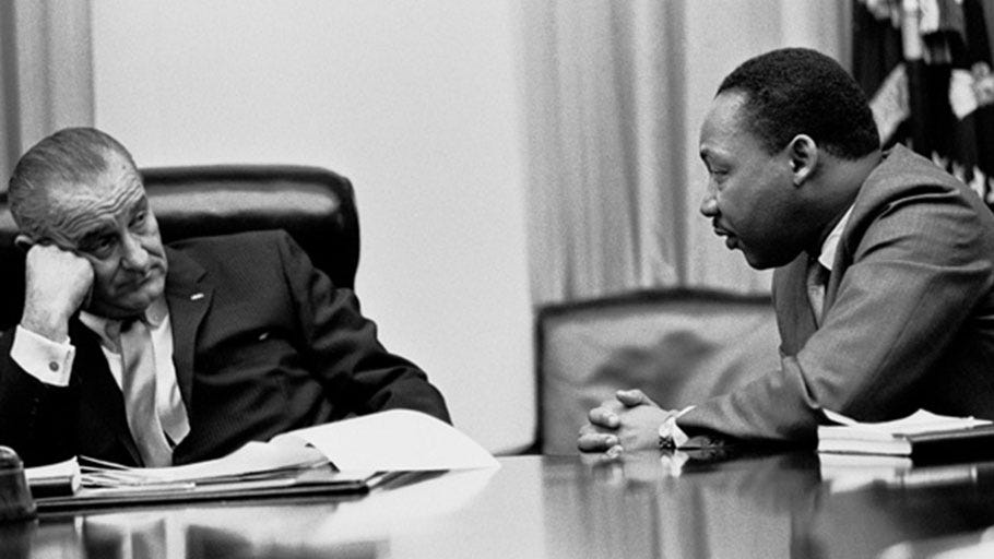President-Lyndon-Johnson-meets-with-Martin-Luther-King-March-18-1966 - Institute of the Black World 21st Century President-Lyndon-Johnson-meets-with-Martin-Luther-King-March-18-1966 - Institute of the Black World 21st Century