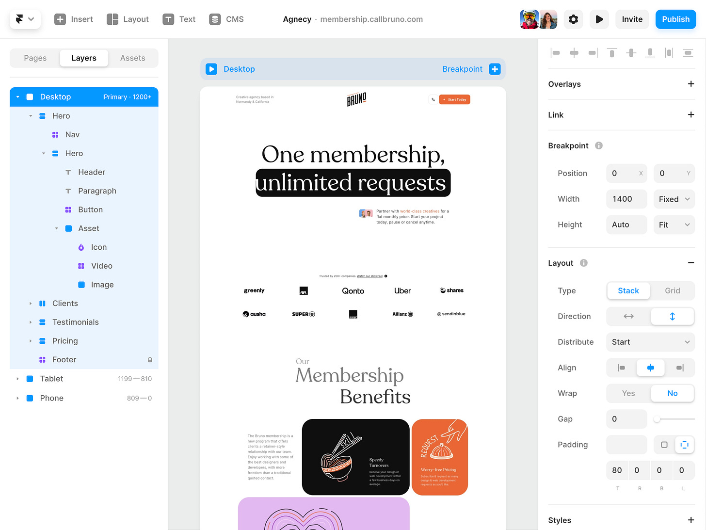 Framer — Design and ship your dream site. Zero code, maximum speed.