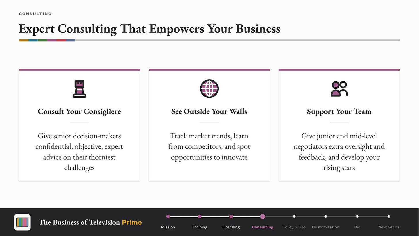 The Business of Television Prime, slide 8 The Business of Television Prime, slide 8
